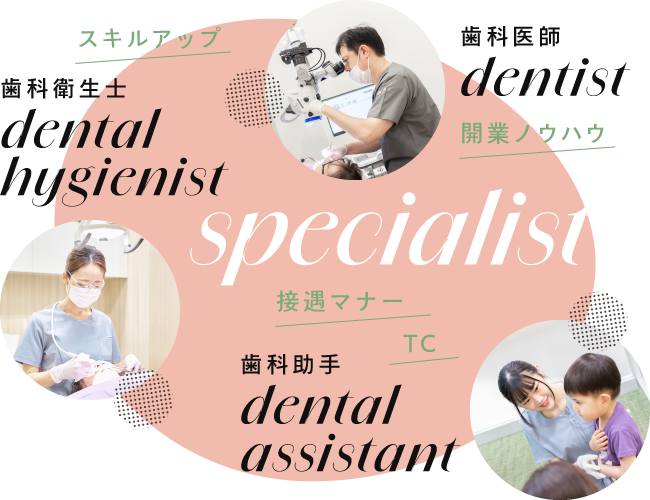 歯科医師・歯科衛生士・歯科助手