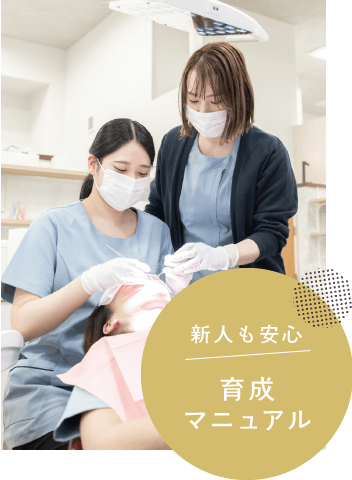 新人も安心／育成マニュアル